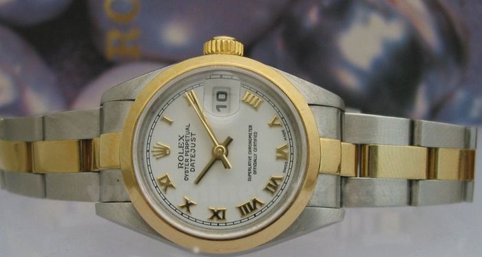 Rolex Ladies Datejust 2-Tone Oyster Band Roman